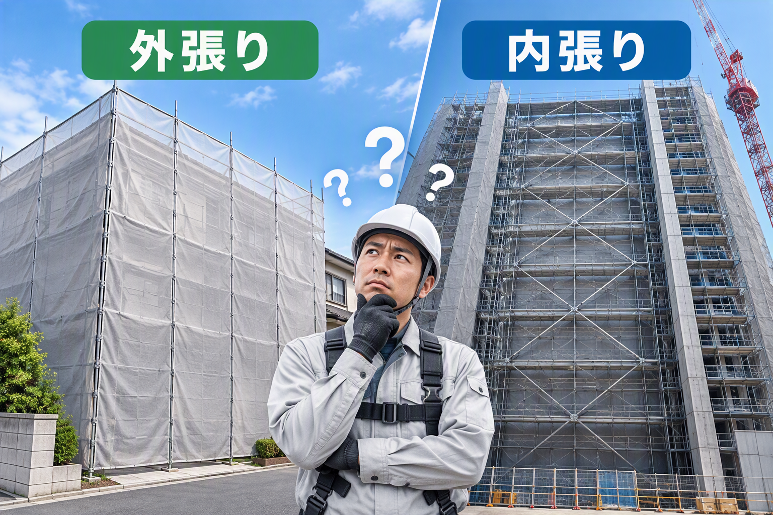 工事用シート　内張り　外張り　シート